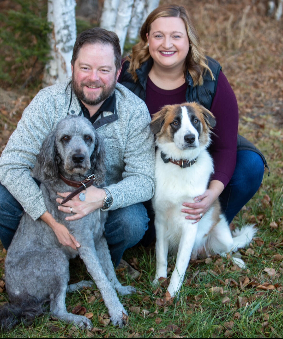 Hannah & Erik with Bonnie & Bernie